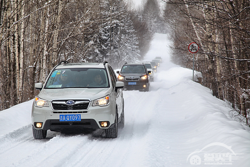 驭雪 从容 ——斯巴鲁举办冬季安全试驾会