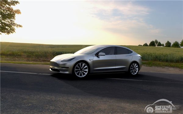 纯电动智能高性能轿车特斯拉Model 3正式揭幕