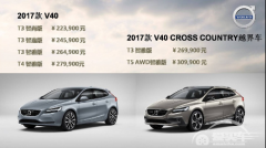  沃尔沃2017款V40和V40 Cross Country越界车 深港澳车展闪耀上市 