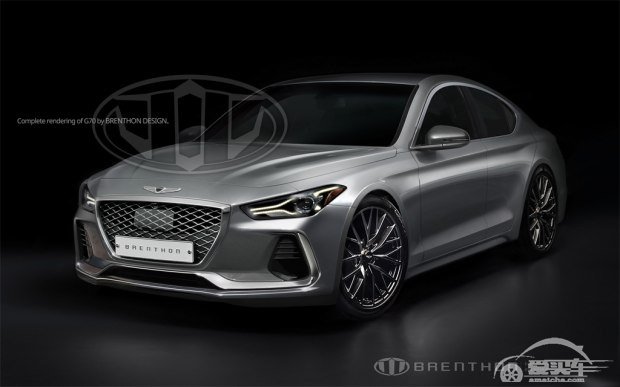 更贴近量产造型 Genesis G70新假想图