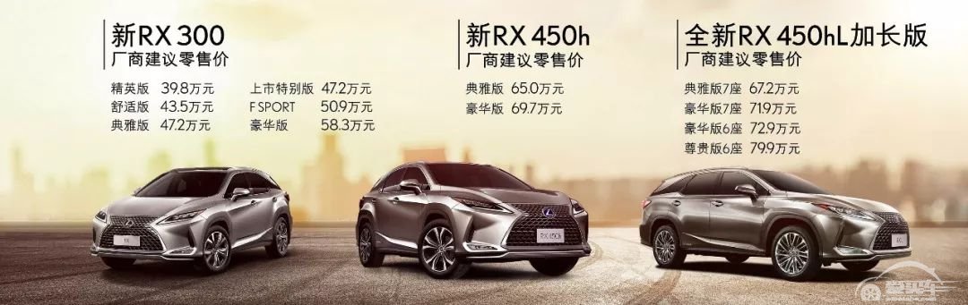 新RX和全新RX 450hL成都车展上市