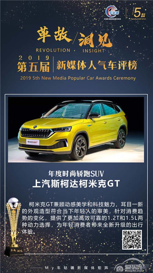 年度时尚轿跑SUV：上汽斯柯达柯米克GT