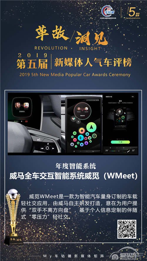 年度智能系统： 威马全车交互智能系统威觅（WMeet）