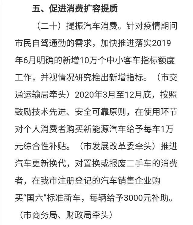 广州强推救市政策，最高补贴1万，今年买这些车就赚大了！