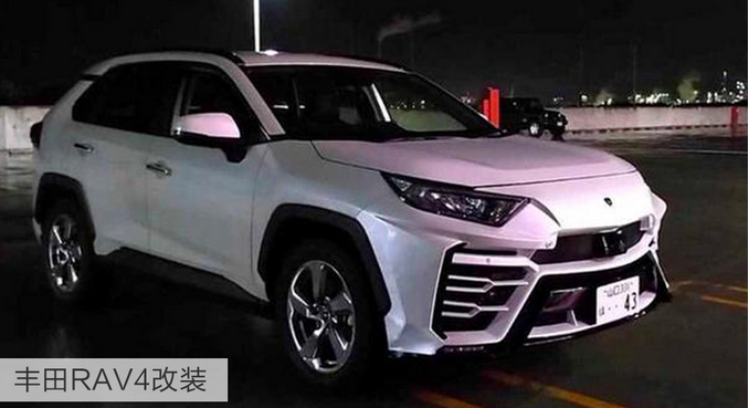  众泰车主安心了 原来外国人也喜欢玩换标 RAV4秒表兰博基尼 