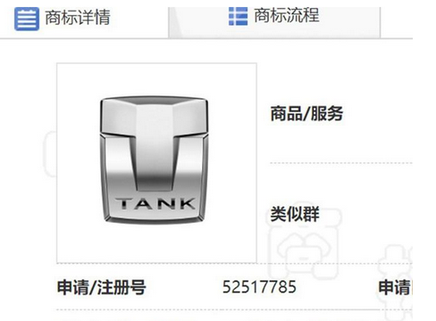  坦克或将独立成品牌，LOGO申报图曝光 