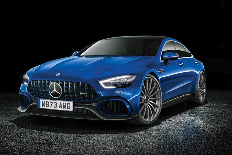  百公里加速3秒内 曝梅赛德斯-AMG GT 73e渲染图 