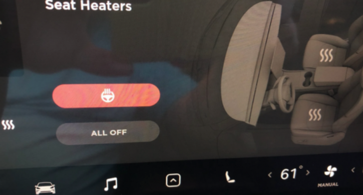  特斯拉Model 3即将解锁方向盘加热功能 